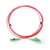 pm patch cord lc lc single mode, 1550nm pm1550 fiber length 5.0m,0.3db insertion loss,60db rl, slow axis to the key alignment, with 0.9mm loose tube red, 500mw optical power