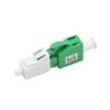 lc apc attenuator with two wings, ceramic ferrule angel 8°, apc green, with flag cap