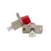 lc to fc adapter, simplex, metal, with dust caps protection, sm or mm fiber optional