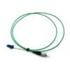 lan,catv network lc fc patch cord green sm 1m 2mm g652d pvc 9um il0.2db, rl50db