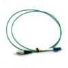 lan,catv network lc fc patch cord green sm 1m 2mm g652d pvc 9um il0.2db, rl50db