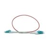 10g indoor uniboot patch cord multimode lc lc dupelx om1 61.5/125um 3.5mm 2cores g657 fiber ofnr riser fiber optic cable