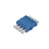 lc/upc quad adapter fiber optic, blue, il