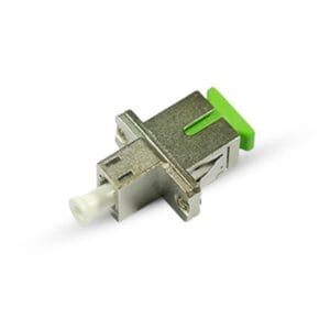 fttx sc/apc female to lc/pc female adapter, hybrid adapter single mode & multimode, simplex full flange