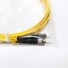 st lc patch cord single mode duplex 9/125um yellow g652d pvc 3mm zip cord with cilp, 1pc/bag, 200pcs/carton