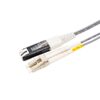 lc vf45 patch cord duplex multimode om2 50/125um 2m gray lszh 3.0mm