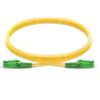 lx5 duplex fiber optic patch cord, single mode fiber smf, apc lszh g657b3 1m
