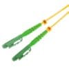 lx5 duplex fiber optic patch cord, single mode fiber smf, apc lszh g657b3 1m