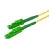lx5 duplex fiber optic patch cord, single mode fiber smf, apc lszh g657b3 1m