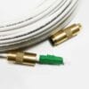 metal housing sc to lc patch cord single mode smf sm 9/125um 3mm corning g657 a2 fiber, 20 meter, lszh