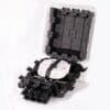 ftth drop cable termination box with fast connector sc, 1x8 mini splitter, splice trays