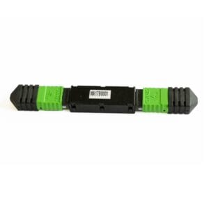 senko mpo attenuator, single mode os2 fiber, green, 12 fibers