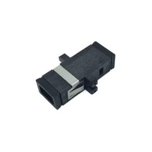 mtrj adapter, ceramic alignment sleeve, black for 2 cores mt rj fiber optic patch cord pigtails