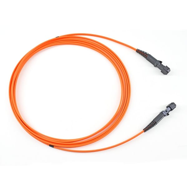 mtrj to mtrj patch cord 1m om1 om2 multimode, orange 1 mtr, telecom standard, duplex 2 cores connector