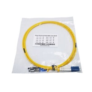 lc mu patch cord single mode sm yellow duplex g657a1 lszh 2 mt 2mm,pp bag pack