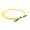 mu patch cord simplex duplex single mode fiber, 2mm g657a2 lszh yellow cable, il 0.3db, rl>50db