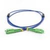 armored fiber jumper sc/apc sc/apc duplex sm g657b3 lszh, 3.0mm blue 1 meter