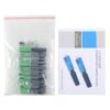 ftth connector fast sc 52mm, upc blue, apc green, screw round boot, 1pc/bag, large stock