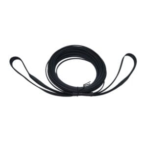 LC/APC to LC/APC patch cord with figure 8 cable 2x5mm black with pulling eye