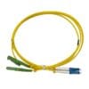 rm lc e2000 patch cord sm 9/125um duplex 2mm 3mtr yellow color g657 fiber, 1pc/pack