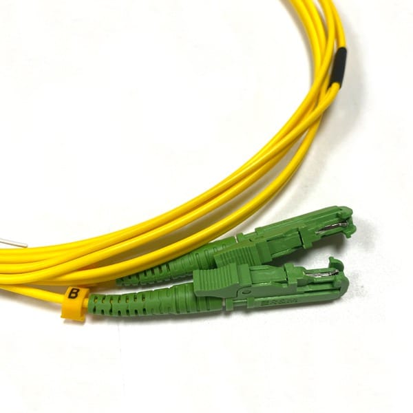 rm lc e2000 patch cord sm 9/125um duplex 2mm 3mtr yellow color g657 fiber, 1pc/pack