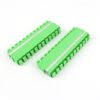 plastic 12 fiber sc adapter, single mode fibre apc polishing mode os1,without flange, green, il