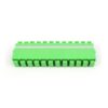 plastic 12 fiber sc adapter, single mode fibre apc polishing mode os1,without flange, green, il
