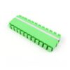 plastic 12 fiber sc adapter, single mode fibre apc polishing mode os1,without flange, green, il