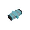 ftth sc shrapnel adapter om3 10g 50/125um, aqua, 25pcs/box, rohs compliant, 2.5mm ferrule
