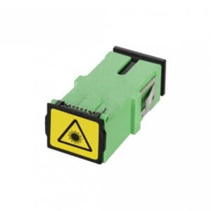 sc fiber adapter with front shutter, upc apc pc with laser mark and protective door, simplex