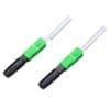 fibre optic mechanical splice sc apc green housing, individual pack 1pc/bag, high precise