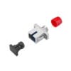 metal fiber adapter fc sc, simplex, single mode 9/125um, female to female hybrid adapter