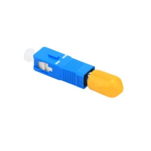sc/upc male to st//upc female adapter single mode, single mode, simplex, with 2.5mm ceramic sleeve