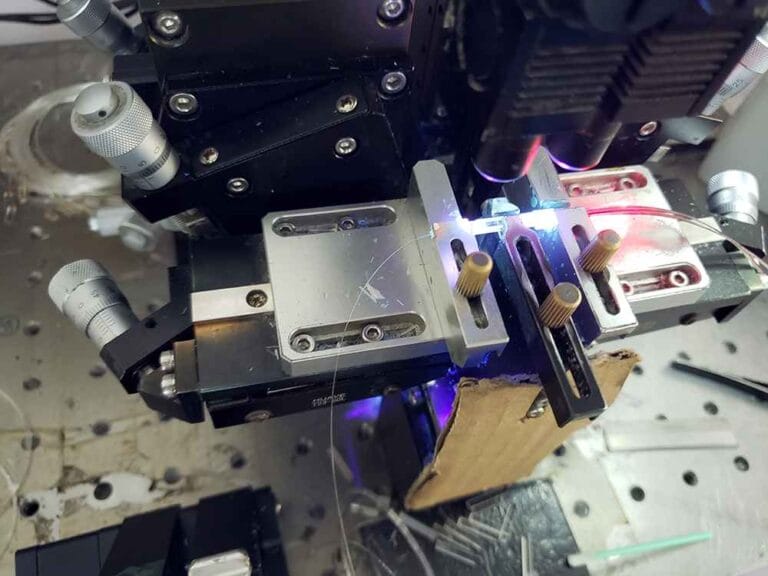 fiber optic splitter coupling