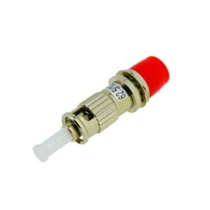 fiber optic st to fc adapter male to female, simplex, om1 62.5/125um