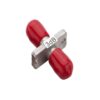 st fixed attenuator rectangle with red protection dust covers,3db, multimode, zinc alloy