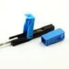 mini fast connector sc upc apc, 50mm for flat drop cable 2x3mm, 10pcs/box, 1000pcs/carton