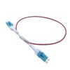 10g indoor uniboot patch cord multimode lc lc dupelx om1 61.5/125um 3.5mm 2cores g657 fiber ofnr riser fiber optic cable