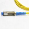 mu patch cord simplex duplex single mode fiber, 2mm g657a2 lszh yellow cable, il 0.3db, rl>50db