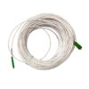 field installable sc to lc fiber patch cord g657a2 lszh, 3mm white, for indoor conduit, smf cable, simplex, 20m