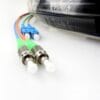 2 core waterproof drop cord fc sc fiber patch cord assembly with aluminum plugs, 1310/1550nm, smf cable