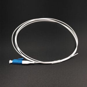 lc upc single mode duplex fiber optic pigtail 0.9mm pvc jacket, fc compatible