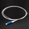 lc upc single mode duplex fiber optic pigtail 0.9mm pvc jacket, fc compatible