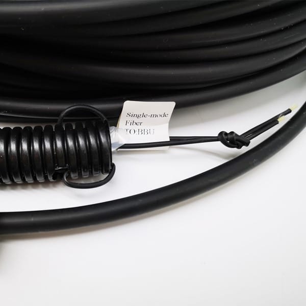 Armored FTTA DLC Patch Cord with Pulling Eye - Outdoor, High Tensile Fiber Optic Cable Assembly