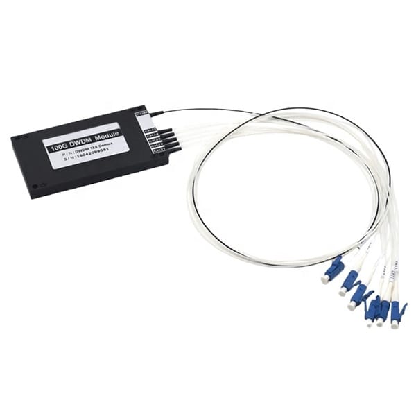 100g 1x5 5ch dwdm demux module lc/upc, blue, 900um loose tube ch21 ~ ch24, plastic abs box module