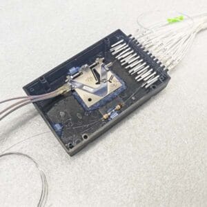 100g awg wdm module 40ch lc upc connectors, passive wdm device, ribbon bare fibers with abs plastic box