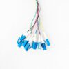 lc single mode fiber pigtail 12 color coded, 9 125μm, 1.0mm pvc lszh (1 20m)