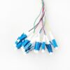lc single mode fiber pigtail 12 color coded, 9 125μm, 1.0mm pvc lszh (1 20m)