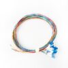 lc single mode fiber pigtail 12 color coded, 9 125μm, 1.0mm pvc lszh (1 20m)