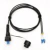 ftta dual lc waterproof fiber optic patch cord with odva connector for 5g outdoor antenna